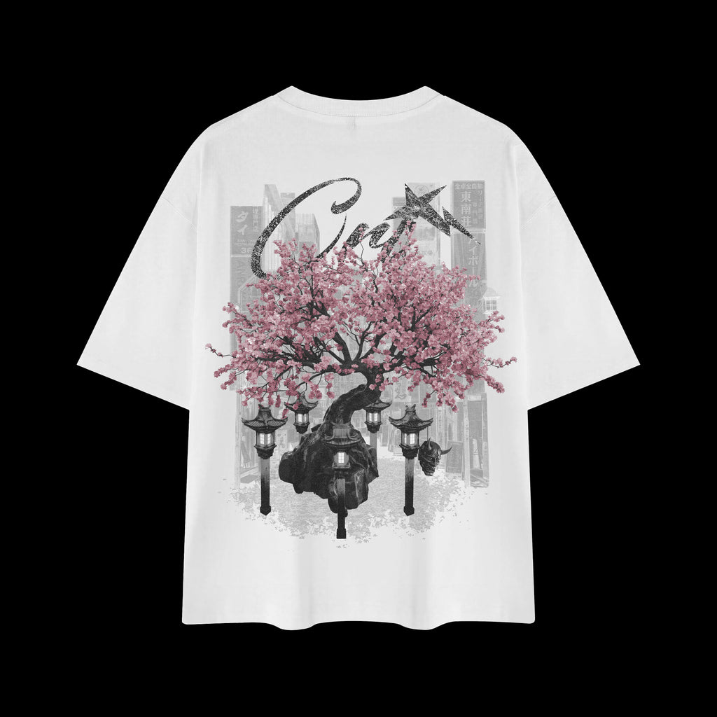 Sakura Tee - White