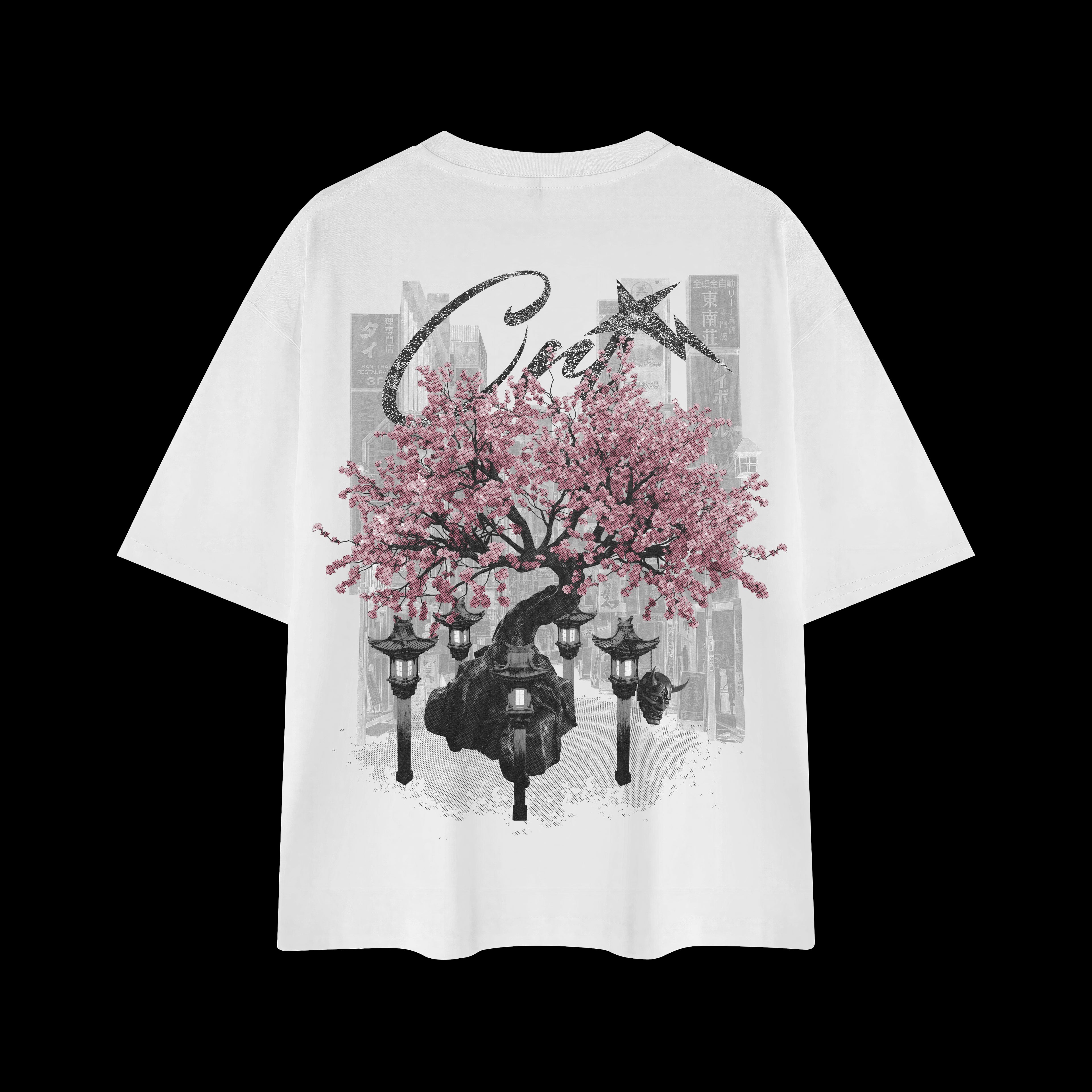 Sakura Tee - White